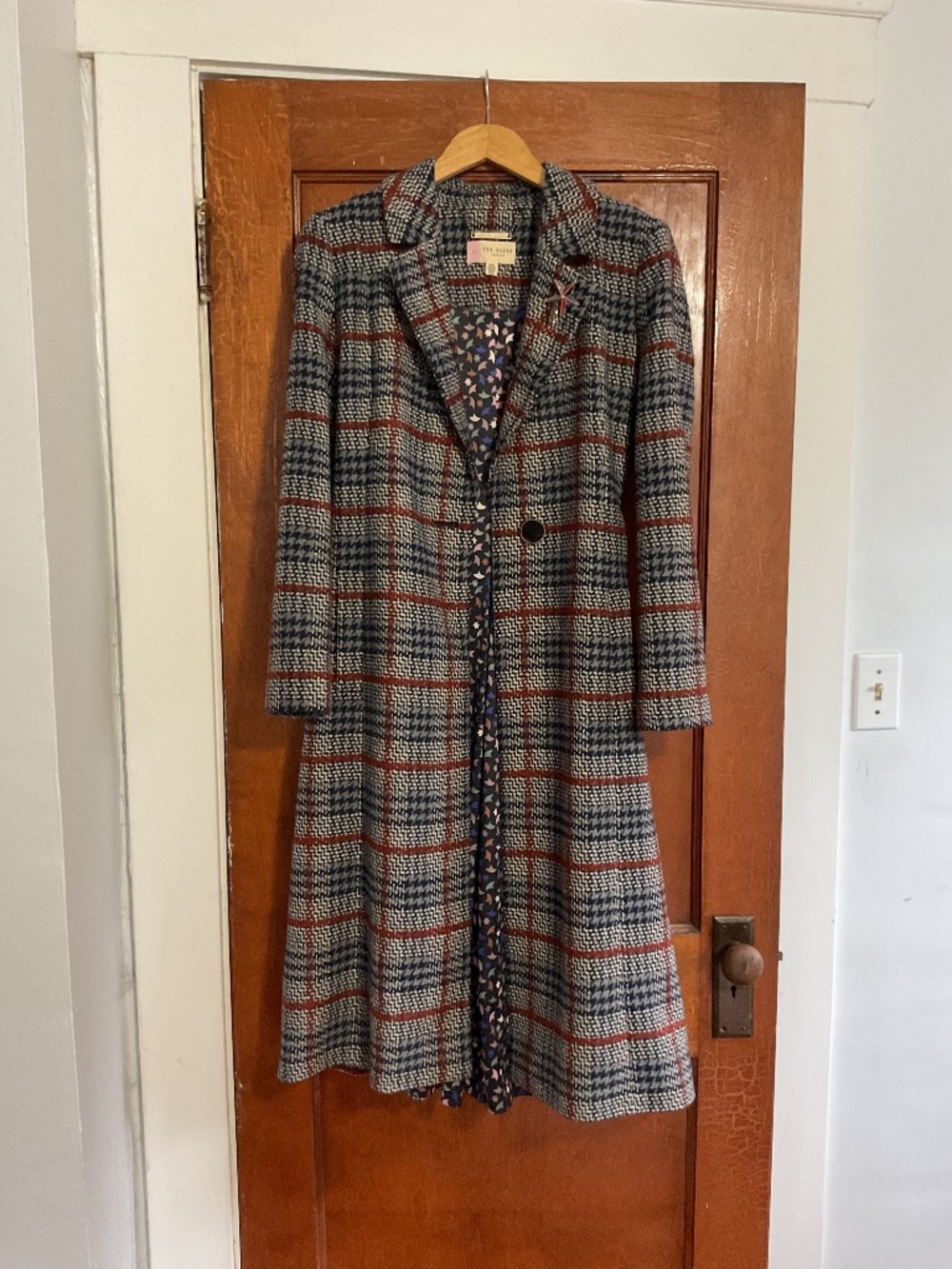 Ted Baker longline belted coat